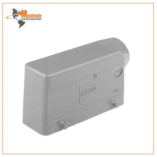[19300241522] Tapa de Entrada Lateral M32 con 4 Pernos para Conector Han 24 B Harting