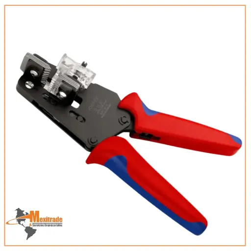 [12 12 02] Knipex 12 12 02 – Pinzas pelacables de precisión 195 mm con cuchillas diseñadas para un corte limpio y seguro