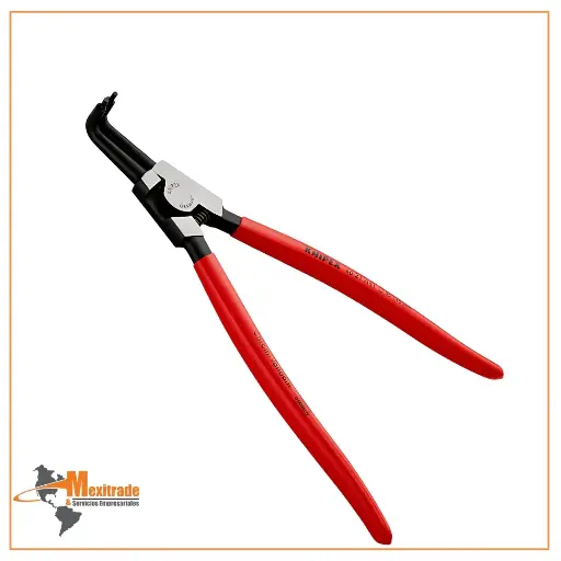 [46 21 A41 SB] Knipex 46 21 A41 SB – Pinza de 300 mm para anillos de retención exteriores en ejes