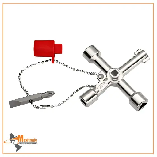 [00 11 03] Llave para gabinete control KNIPEX 00 11 03, 76 mm