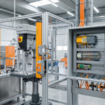 Instalación de sistemas de seguridad en taladro de banco con PLC de seguridad standalone