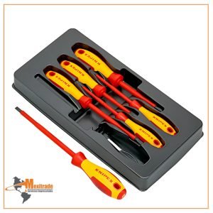 KNIPEX 00 20 12 V01 – Surtido de desarmadores VDE aislados para electricistas