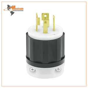 Clavija industrial de media vuelta