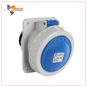 Base empotrar inclinada 32A 3P+T 230VCA 9h Azul IP66-IP67