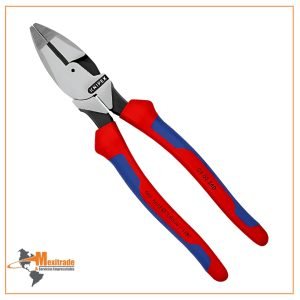 KNIPEX 09 02 240 SB – Pinza universal tipo americano para electricistas, 240 mm con mango bimaterial