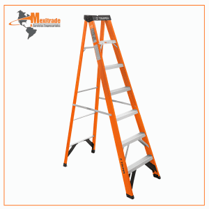 Escalera de tijera tipo LL de 6 peldaños