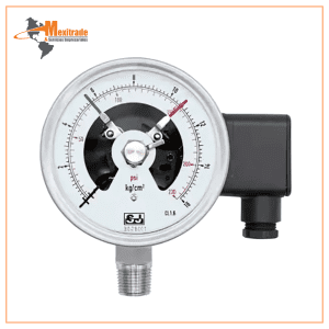 Manómetro (indicador de presión) 100-T5500-SD-04L- 0/2 Kg/cm² YW-SG-CS-CS PSI
