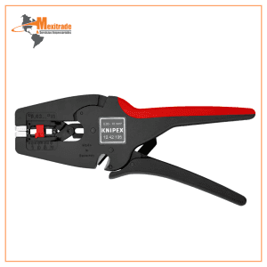 Knipex 12 42 195 – Alicates para electricista de 195 mm con mangos ergonómicos