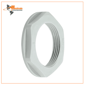 Contratuerca Glándula NPT-1 Plástico gris Prensaestopas