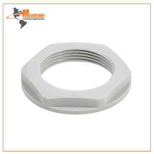 Contratuerca para Glándula M25 – Plástico Gris (Métrica)