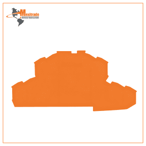 Placa final e intermedia, espesor 0,8 mm WAGO