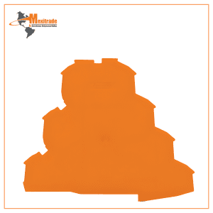 Placa final e intermedia; espesor 1 mm WAGO