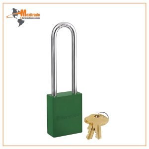 Candado de Seguridad Master Lock 6863 LT GRN - Arco Largo Verde