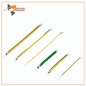 Cinta de Toma de Tierra Rittal SZ  L: 350mm, 10mm² - Conexión M6-M6