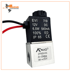 Válvula de aire solenoide eléctrica de aluminio neumático