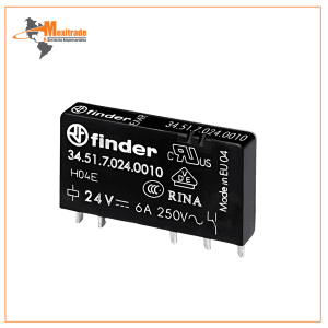 Relevador para CI (24VDC) 6 AMPERES
