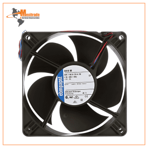Ventilador axial de CD, IP20, 24 V, Cuadrado, 119 mm, 38 mm