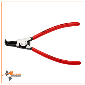 Knipex 46 21 A21 SB – Pinza de precisión para anillos de retención exteriores, 170 mm, acabado pavonado