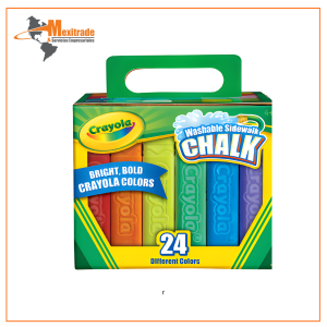 Gises Crayola 24 Pzas Washable (Lavables)