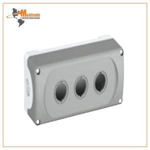 MEP3-0 Botonera Plástica Gris 3 Orificio