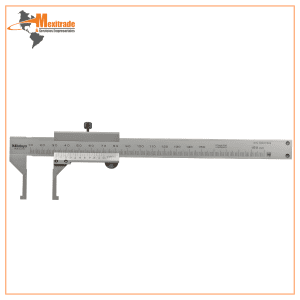 Vernier calibrador, acero inoxidable, mordaza estilo pluma