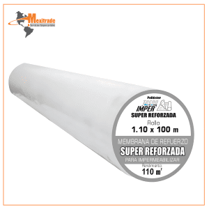 Malla Impermeabilizante Super Reforzada Rollo 1.10x 100 metros