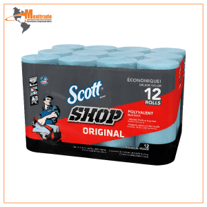 Toalla de Uso Rudo Scott Shop - Paquete de 12 Rollos