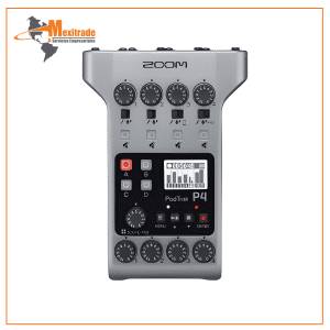 Zoom PodTrak P4 – Kit de Producción de Podcast Todo-en-Uno