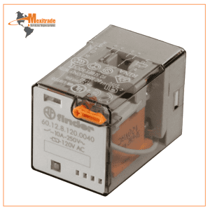 Relevador de Potencia, DPDT, 120 VAC, 10 A, Serie 60, Hembra, CA