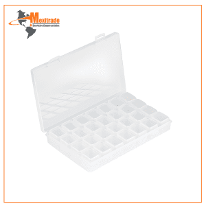 Caja Organizadora de Plástico Naler – 28 Compartimentos Independientes