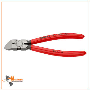 Pinza de corte diagonal recubierta de plástico KNIPEX 72 11 160, 160 mm