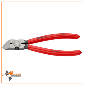 Pinza de corte diagonal recubierta de plástico KNIPEX 72 11 160 SB, 160 mm