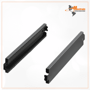 Pantallas de zócalo laterales, 100 mm para sistema de zócalo VX, chapa de acero RITTAL