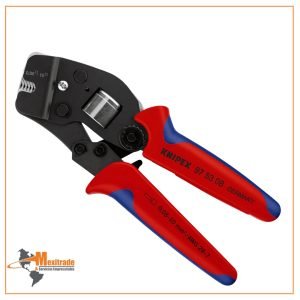 Knipex 97 53 08 SB – Pinza crimpadora para terminales con mangos ergonómicos