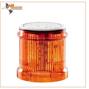 Torreta 70mm ámbar Led Integrado fijo 120VAC AUER