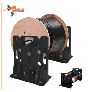 Dispensador de  alambre multiusos  con capacidad para  carretes de hasta 34  pulgadas