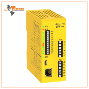 Controlador de Seguridad Banner SC10-2ROE – 10 Entradas, 2 Salidas de Relé