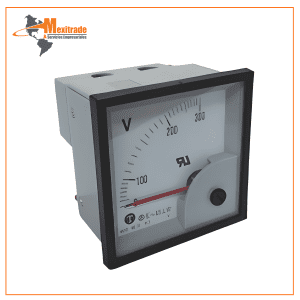Volmetro Análogo de Panel – 72x72mm, 600VAC (Serie BE-72)