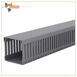 Canaleta Ranurada Gris 40x40 	 ARNOCANALI