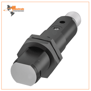 Barreras fotoeléctricas de reflexión cilíndricas con rosca M18 y diferentes tipos de luz