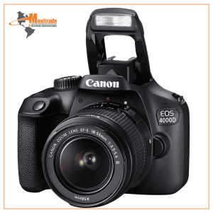Cámara Réflex Digital Canon EOS 4000D con Lente EF-S 18-55mm f/3.5-5.6