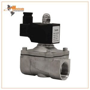 Valv. Sol. 2/2 Dir.-Nc-Alta Temp.-Viton-Inox-1/2"-24 Dc.