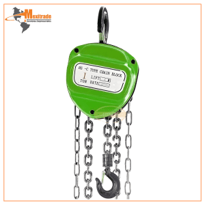 Polipasto de Cadena Triangular 1 Tonelada con 5 Metros de Elevación