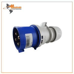 S42S20 Clavija conector glándula 32 Amp. 220- 250V 3P+T,9h