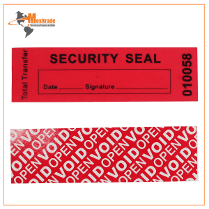 TamperSeals Group - 100 unidades 100% total de transferencia de manipulaciones de seguridad